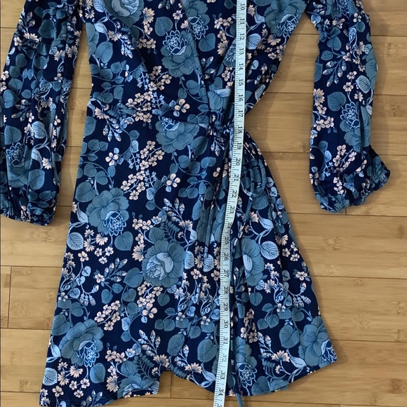 2 Hearts Navy Blue Floral Dress - Picture 6 of 6